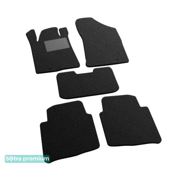 Sotra 08530-CH-BLACK Interior mats Sotra two-layer black for Nissan Maxima (2008-2015), set 08530CHBLACK