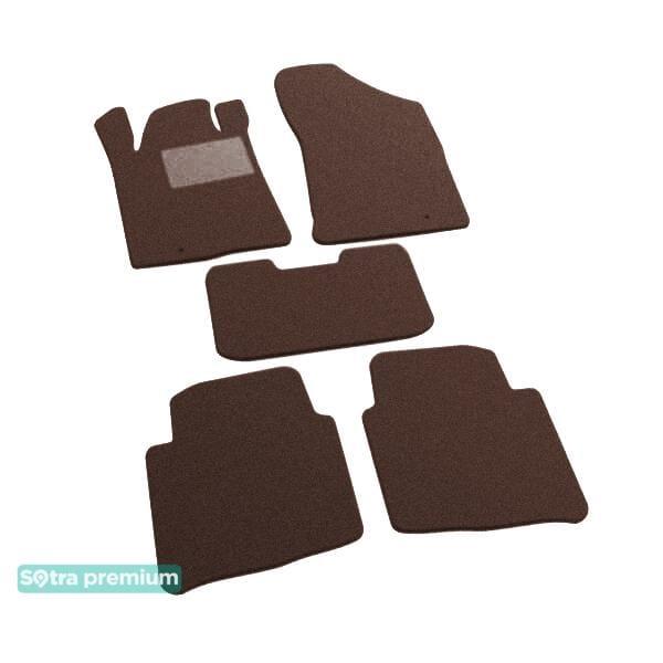 Sotra 08530-CH-CHOCO Interior mats Sotra two-layer brown for Nissan Maxima (2008-2015), set 08530CHCHOCO