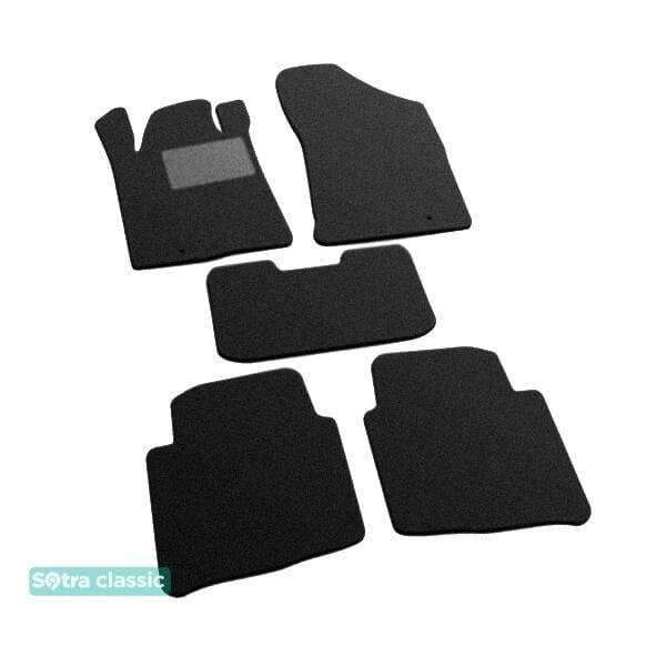 Sotra 08530-GD-BLACK Interior mats Sotra two-layer black for Nissan Maxima (2008-2015), set 08530GDBLACK