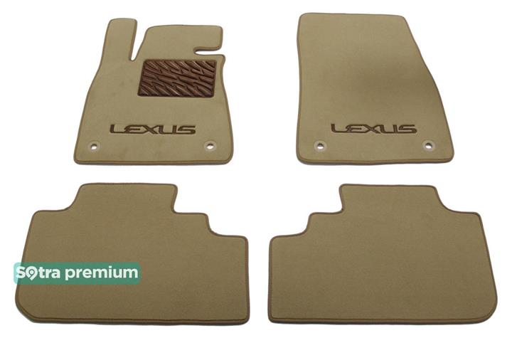 Sotra 08532-CH-BEIGE Interior mats Sotra two-layer beige for Lexus Rx (2016-), set 08532CHBEIGE