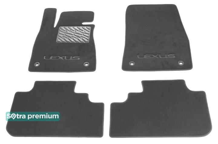 Sotra 08532-CH-GREY Interior mats Sotra two-layer gray for Lexus Rx (2016-), set 08532CHGREY
