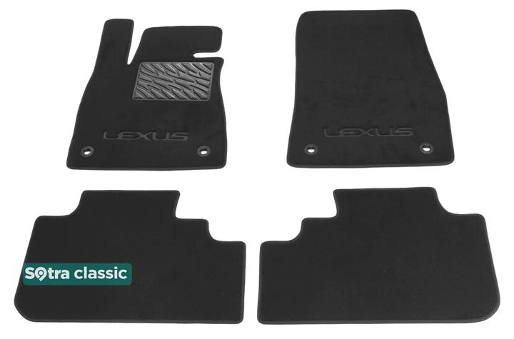 Sotra 08532-GD-GREY Interior mats Sotra two-layer gray for Lexus Rx (2016-), set 08532GDGREY