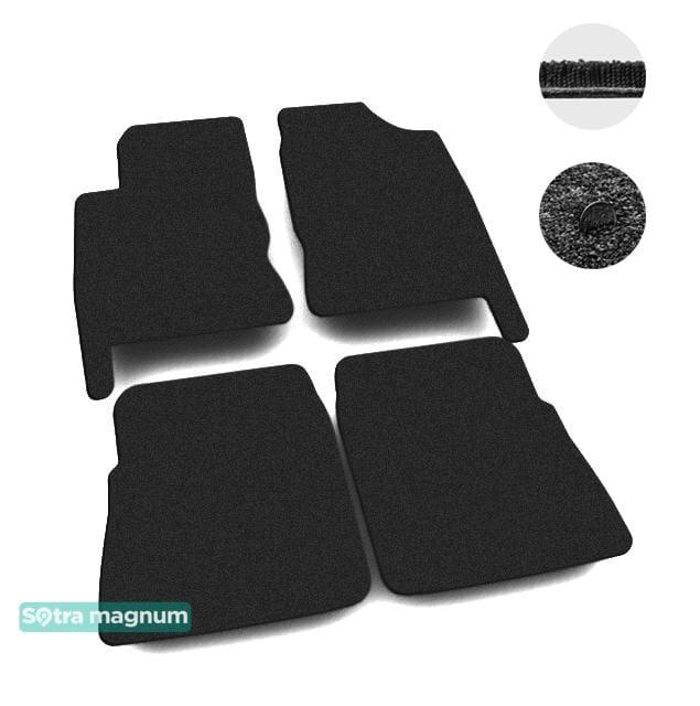 Sotra 08546-MG15-BLACK Interior mats Sotra two-layer black for Chrysler Pt cruiser (2008-2010), set 08546MG15BLACK
