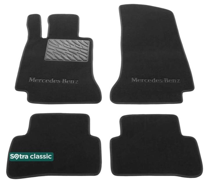 Sotra 08550-GD-GREY Interior mats Sotra two-layer gray for Mercedes C-class (2014-), set 08550GDGREY