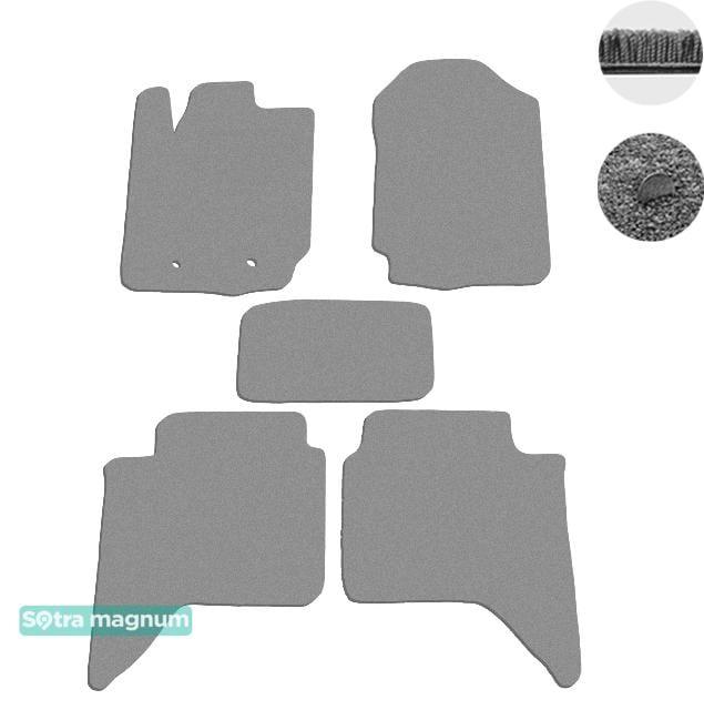 Sotra 08551-MG20-GREY Interior mats Sotra two-layer gray for Ford Ranger (2012-), set 08551MG20GREY