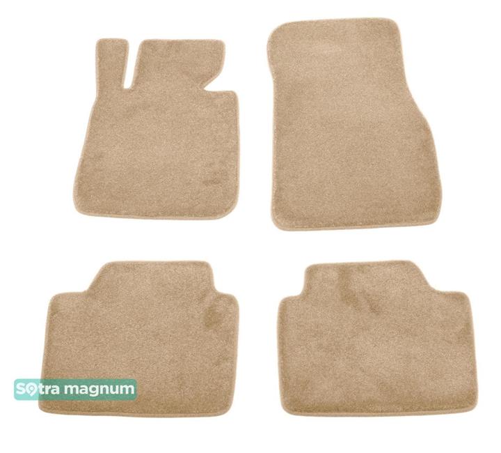 Sotra 08556-MG20-BEIGE Interior mats Sotra two-layer beige for BMW 3-series (2012-), set 08556MG20BEIGE