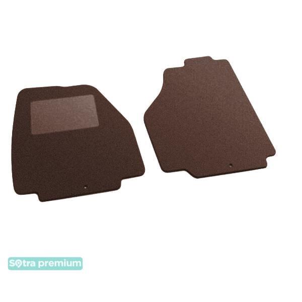 Sotra 08557-CH-CHOCO Interior mats Sotra two-layer brown for Daewoo Gentra (2013-), set 08557CHCHOCO