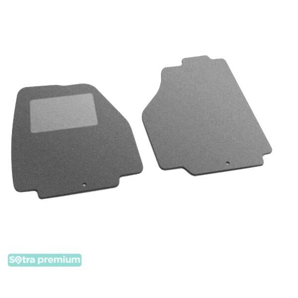 Sotra 08557-CH-GREY Interior mats Sotra two-layer gray for Daewoo Gentra (2013-), set 08557CHGREY
