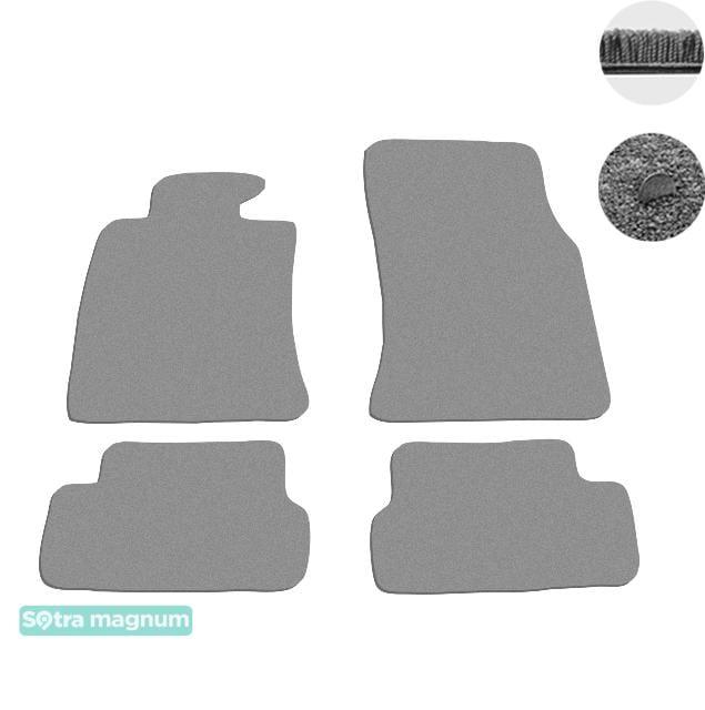 Sotra 08576-MG20-GREY Interior mats Sotra two-layer gray for BMW Cooper (2007-2014), set 08576MG20GREY