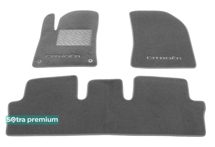 Sotra 08581-CH-GREY Interior mats Sotra two-layer gray for Citroen C4 picasso (2013-), set 08581CHGREY