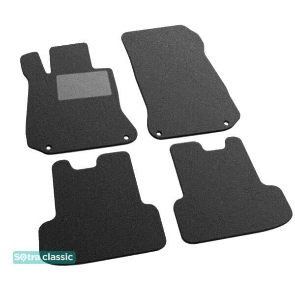 Sotra 08582-GD-GREY Interior mats Sotra two-layer gray for Mercedes E-class (2009-2016), set 08582GDGREY