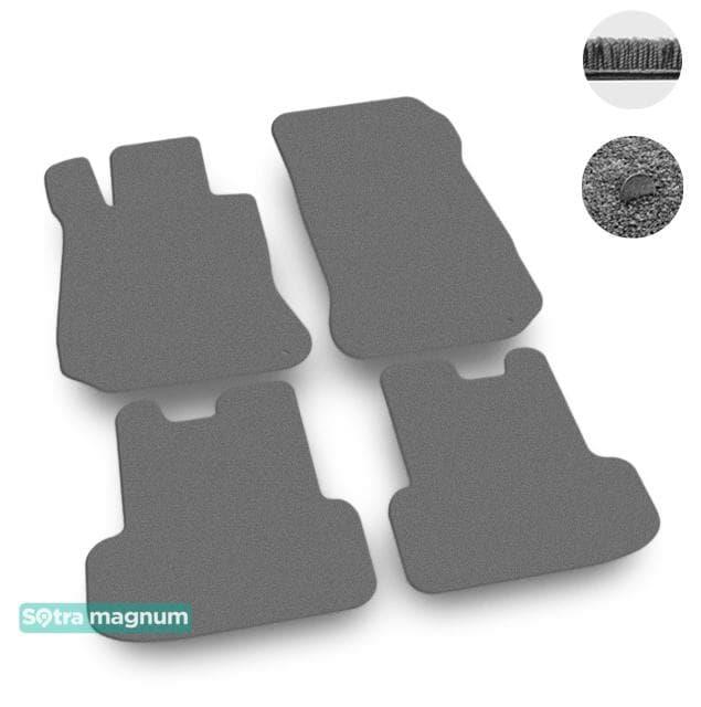 Sotra 08582-MG20-GREY Interior mats Sotra two-layer gray for Mercedes E-class (2009-2016), set 08582MG20GREY