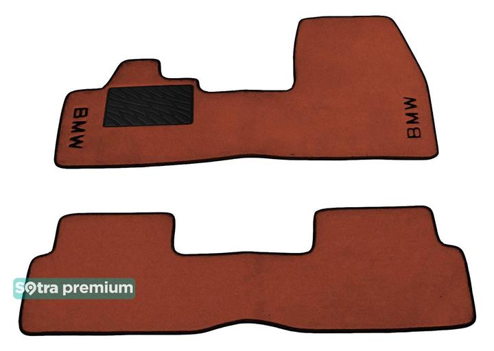 Sotra 08586-CH-TERRA Interior mats Sotra two-layer terracotta for BMW I3 (2013-), set 08586CHTERRA