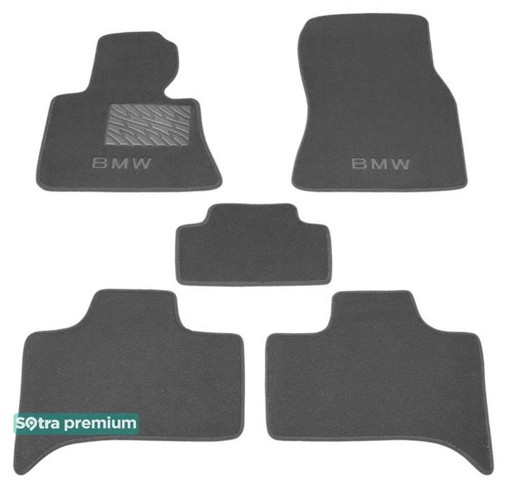 Sotra 08588-CH-GREY Interior mats Sotra two-layer gray for BMW X5 (1999-2006), set 08588CHGREY