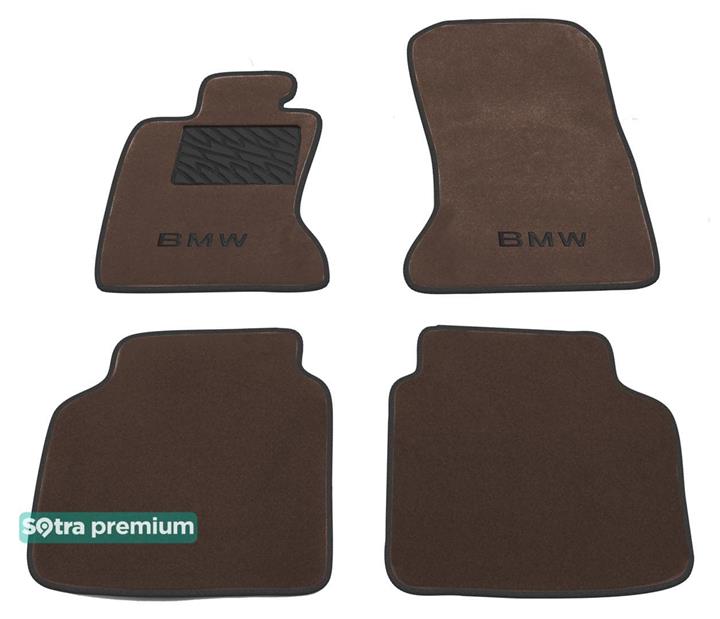 Sotra 08595-CH-CHOCO Interior mats Sotra two-layer brown for BMW 7-series (2009-2015), set 08595CHCHOCO
