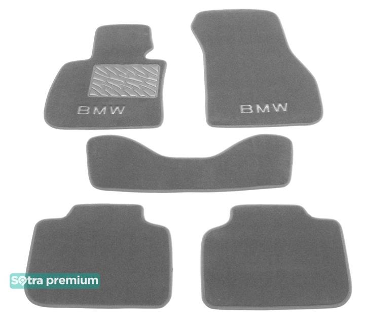 Sotra 08599-CH-GREY Interior mats Sotra two-layer gray for BMW X1 (2015-), set 08599CHGREY