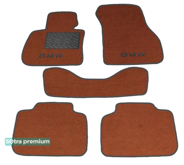 Sotra 08599-CH-TERRA Interior mats Sotra two-layer terracotta for BMW X1 (2015-), set 08599CHTERRA