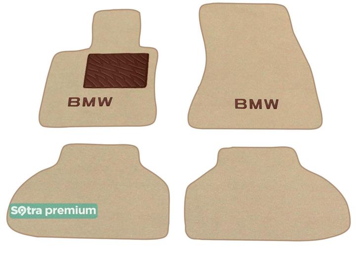 Sotra 08603-CH-BEIGE Interior mats Sotra two-layer beige for BMW X6 (2015-), set 08603CHBEIGE