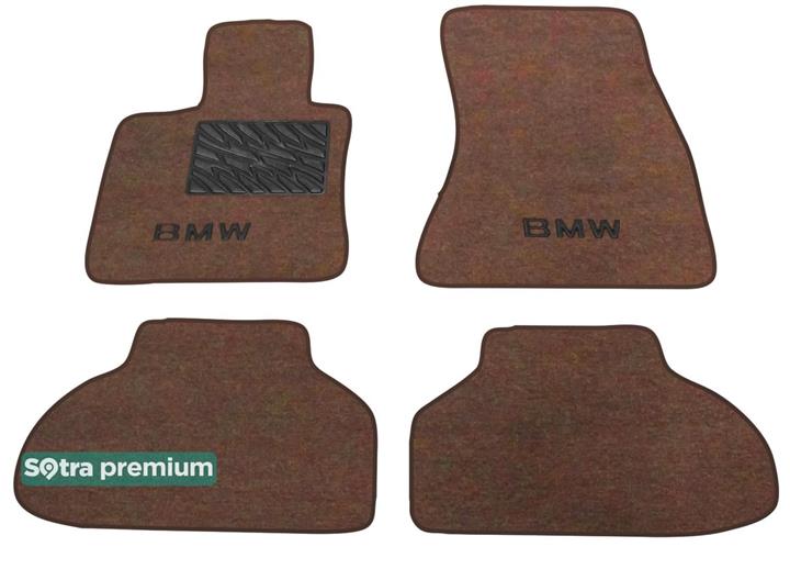Sotra 08603-CH-CHOCO Interior mats Sotra two-layer brown for BMW X6 (2015-), set 08603CHCHOCO