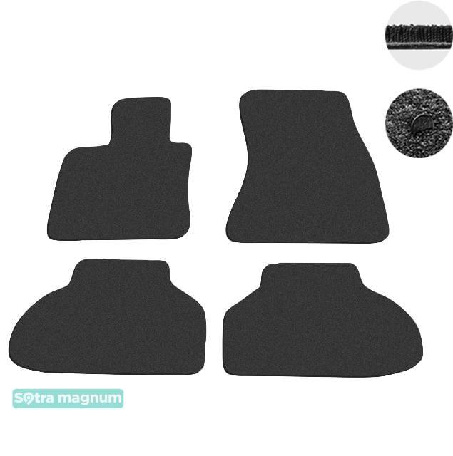Sotra 08603-MG15-BLACK Interior mats Sotra two-layer black for BMW X6 (2015-), set 08603MG15BLACK