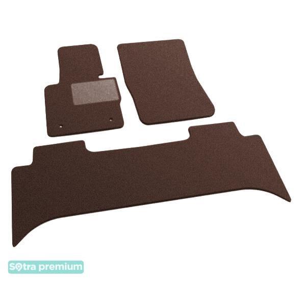 Sotra 08604-CH-CHOCO Interior mats Sotra two-layer brown for Land Rover Range rover (2002-2012), set 08604CHCHOCO