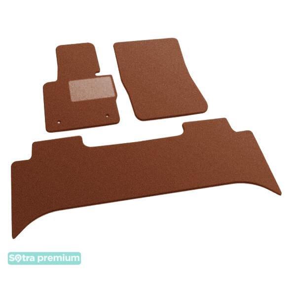 Sotra 08604-CH-TERRA Interior mats Sotra two-layer terracotta for Land Rover Range rover (2002-2012), set 08604CHTERRA