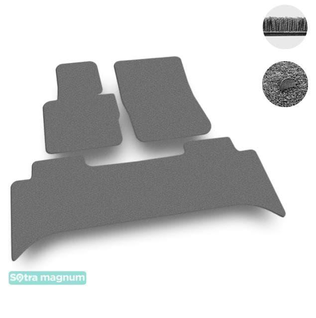 Sotra 08604-MG20-GREY Interior mats Sotra two-layer gray for Land Rover Range rover (2002-2012), set 08604MG20GREY