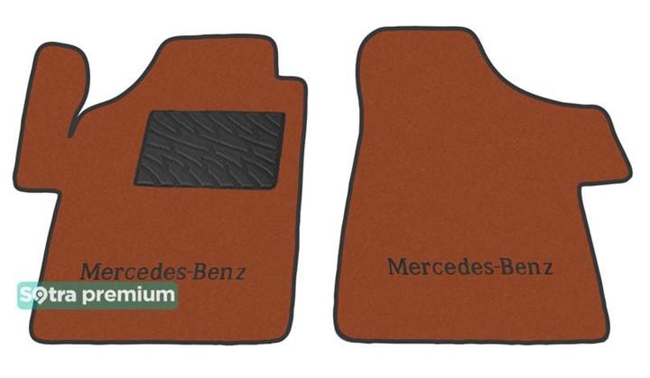 Sotra 08606-1-CH-TERRA Interior mats Sotra two-layer terracotta for Mercedes Vito / viano (2003-2014), set 086061CHTERRA