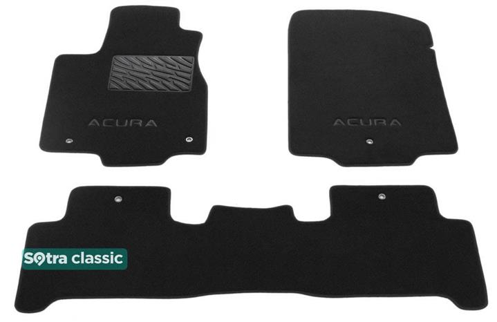 Sotra 08624-GD-GREY Interior mats Sotra two-layer gray for Acura Mdx (2007-2013), set 08624GDGREY