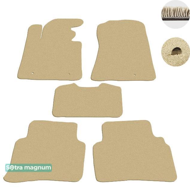 Sotra 08638-MG20-BEIGE Interior mats Sotra two-layer beige for Hyundai Tucson (2016-), set 08638MG20BEIGE