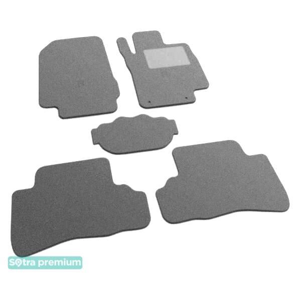 Sotra 08644-CH-GREY Interior mats Sotra two-layer gray for Nissan Cube (2002-2008), set 08644CHGREY