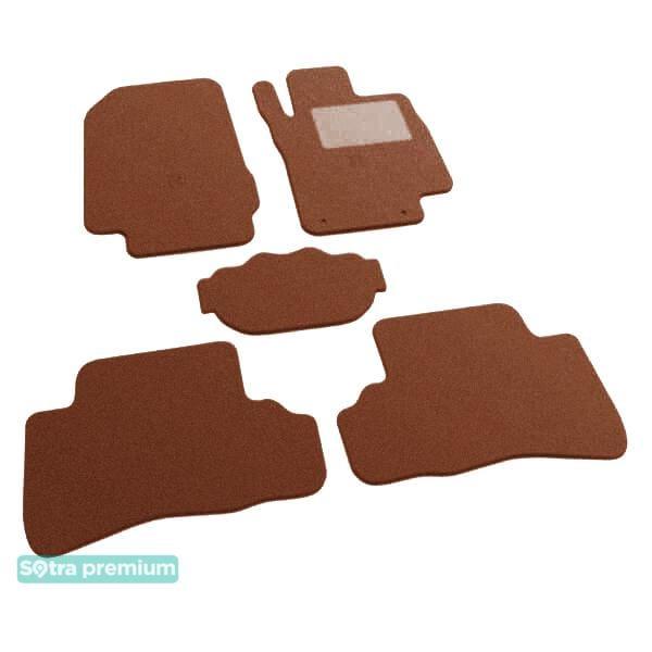 Sotra 08644-CH-TERRA Interior mats Sotra two-layer terracotta for Nissan Cube (2002-2008), set 08644CHTERRA