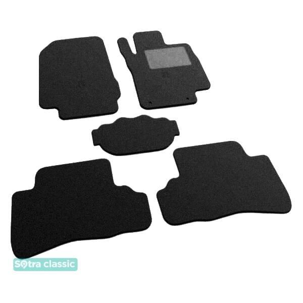 Sotra 08644-GD-BLACK Interior mats Sotra two-layer black for Nissan Cube (2002-2008), set 08644GDBLACK