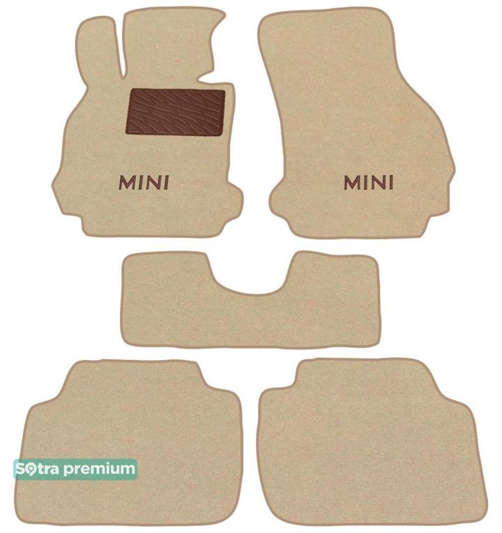 Sotra 08647-CH-BEIGE Interior mats Sotra two-layer beige for BMW Clubman (2015-), set 08647CHBEIGE
