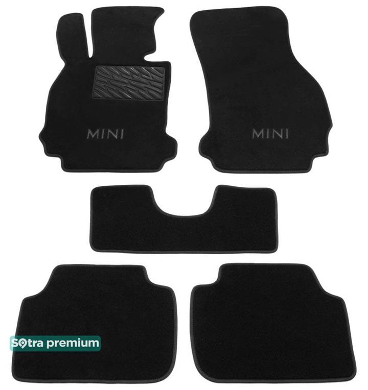 Sotra 08647-CH-BLACK Interior mats Sotra two-layer black for BMW Clubman (2015-), set 08647CHBLACK