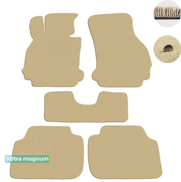 Sotra 08647-MG20-BEIGE Interior mats Sotra two-layer beige for BMW Clubman (2015-), set 08647MG20BEIGE
