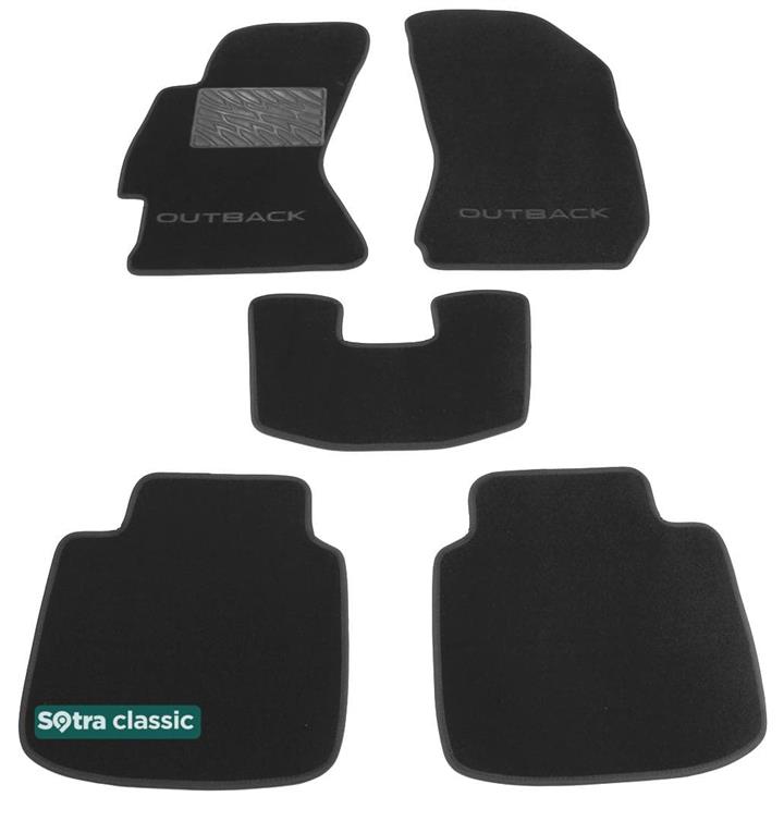 Sotra 08651-GD-GREY Interior mats Sotra two-layer gray for Subaru Outback (2015-), set 08651GDGREY