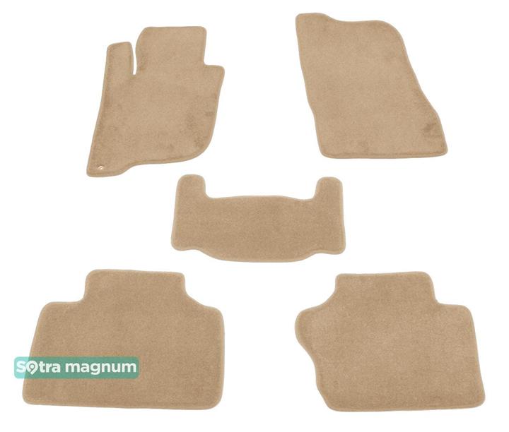Sotra 08655-MG20-BEIGE Interior mats Sotra two-layer beige for Mitsubishi Pajero sport (2016-), set 08655MG20BEIGE