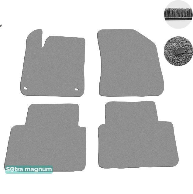 Sotra 08660-MG20-GREY Interior mats Sotra two-layer gray for Peugeot 308 (2014-), set 08660MG20GREY