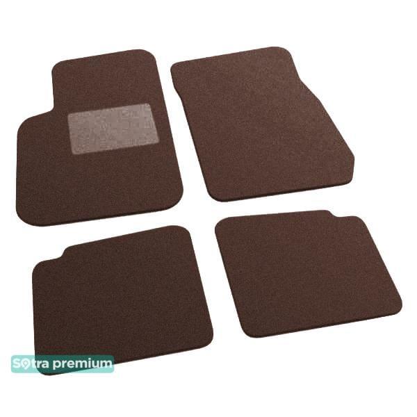 Sotra 08666-CH-CHOCO Interior mats Sotra two-layer brown for Cadillac Deville (2000-2005), set 08666CHCHOCO