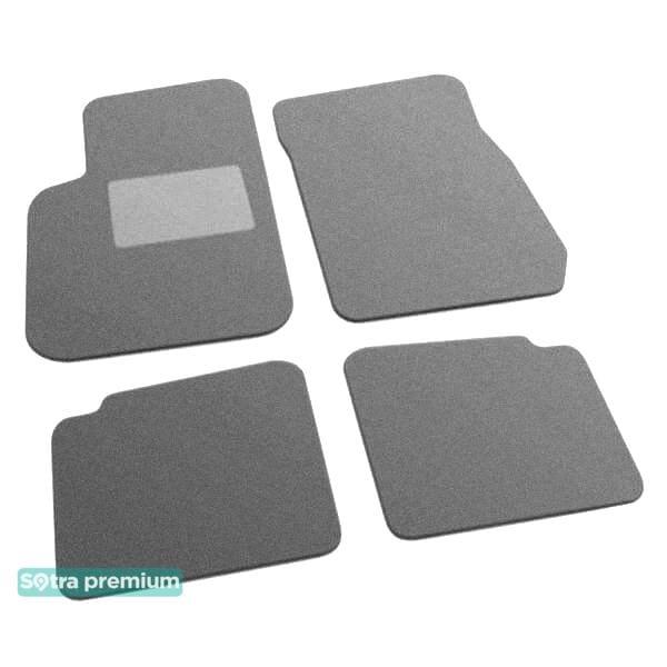 Sotra 08666-CH-GREY Interior mats Sotra two-layer gray for Cadillac Deville (2000-2005), set 08666CHGREY