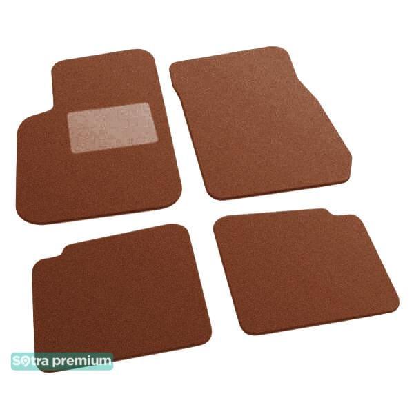 Sotra 08666-CH-TERRA Interior mats Sotra two-layer terracotta for Cadillac Deville (2000-2005), set 08666CHTERRA