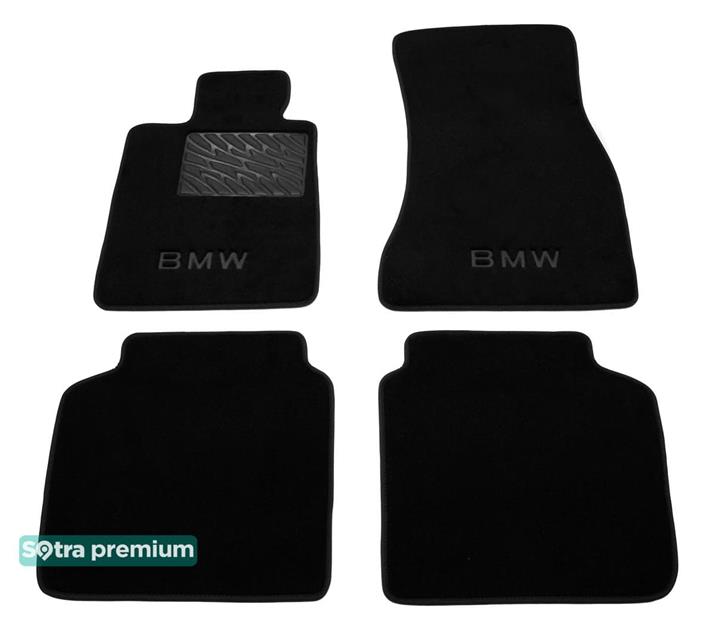 Sotra 08669-CH-BLACK Interior mats Sotra two-layer black for BMW 7-series (2015-), set 08669CHBLACK