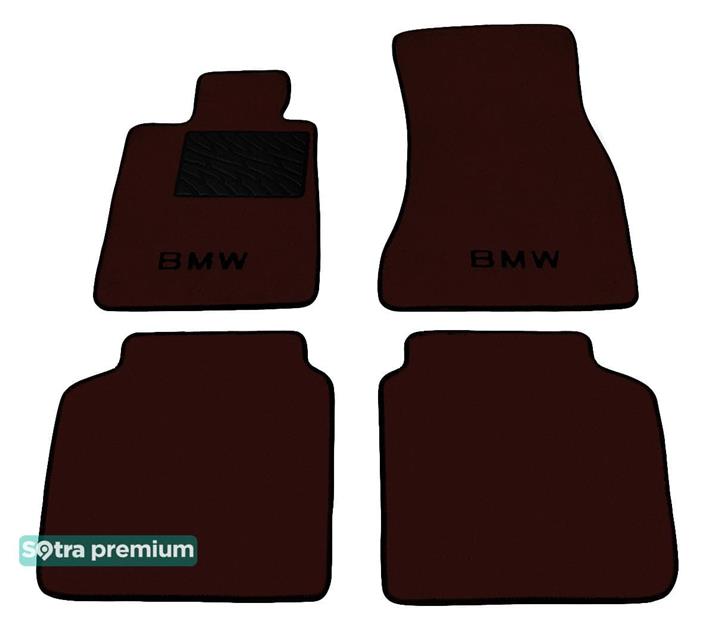 Sotra 08669-CH-CHOCO Interior mats Sotra two-layer brown for BMW 7-series (2015-), set 08669CHCHOCO