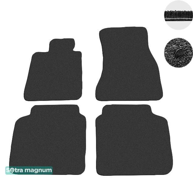 Sotra 08669-MG15-BLACK Interior mats Sotra two-layer black for BMW 7-series (2015-), set 08669MG15BLACK