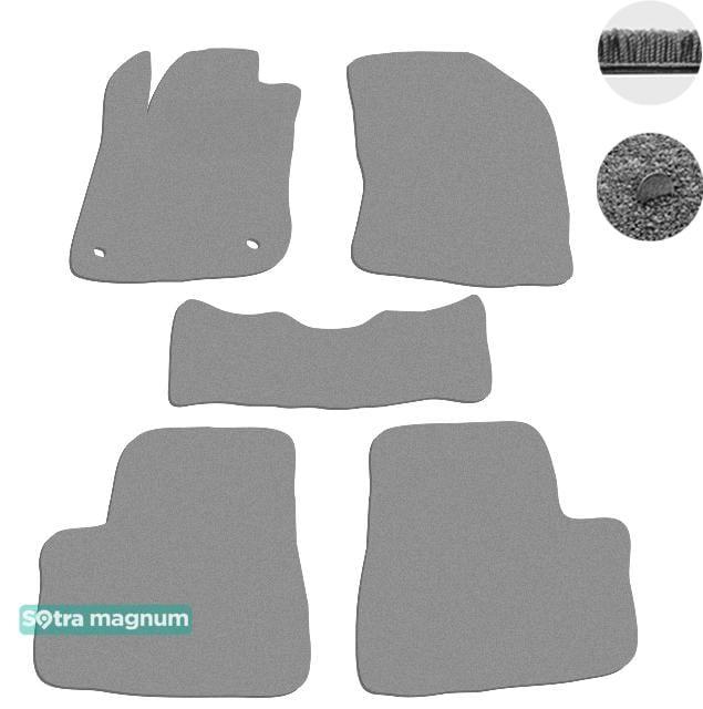 Sotra 08683-MG20-GREY Interior mats Sotra two-layer gray for Peugeot 2008 (2013-), set 08683MG20GREY