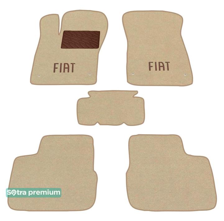 Sotra 08692-CH-BEIGE Interior mats Sotra two-layer beige for Fiat Tipo (2016-), set 08692CHBEIGE