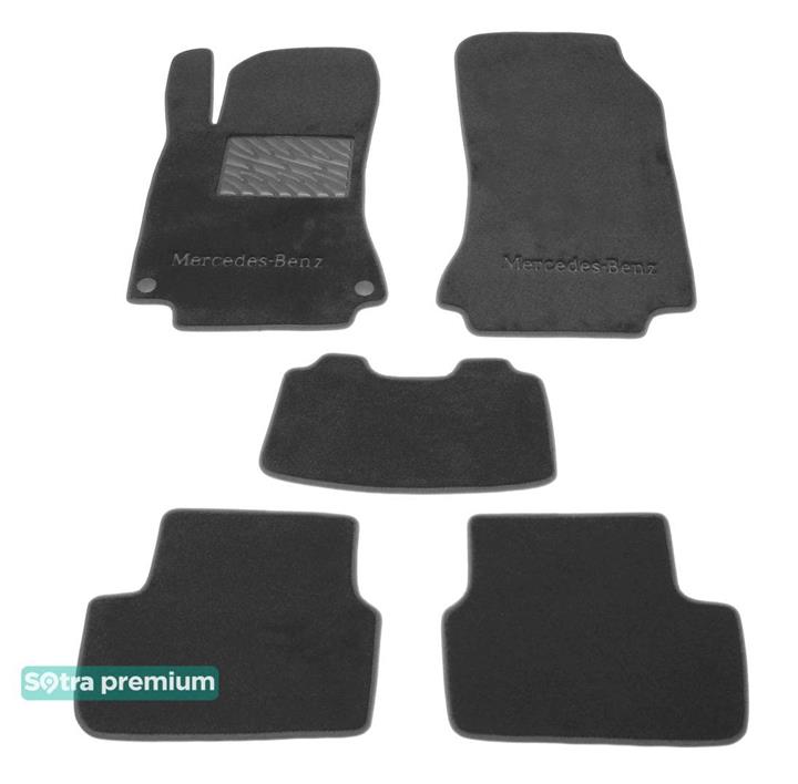 Sotra 08698-CH-GREY Interior mats Sotra two-layer gray for Mercedes Cla-class (2014-), set 08698CHGREY