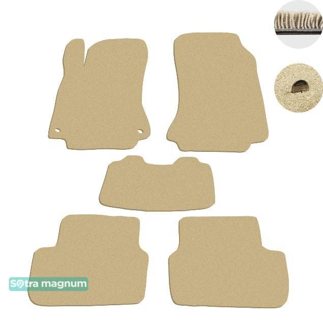 Sotra 08698-MG20-BEIGE Interior mats Sotra two-layer beige for Mercedes Cla-class (2014-), set 08698MG20BEIGE