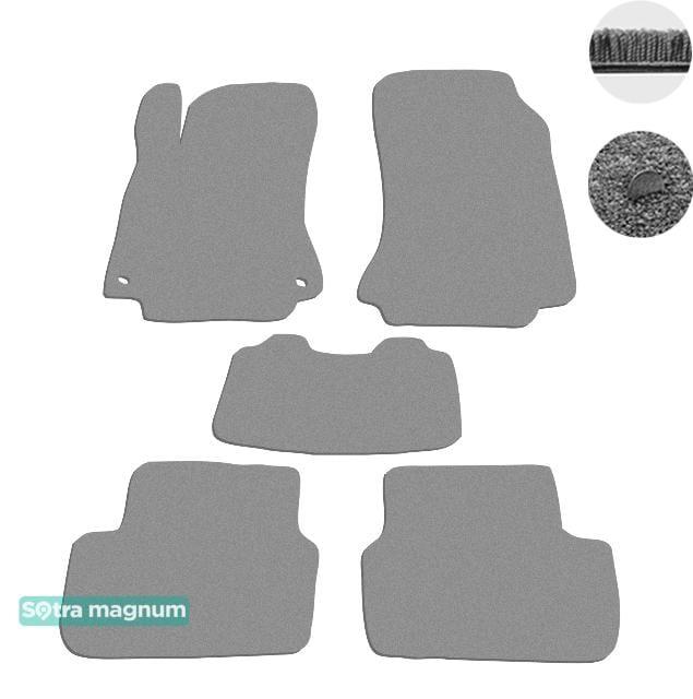 Sotra 08698-MG20-GREY Interior mats Sotra two-layer gray for Mercedes Cla-class (2014-), set 08698MG20GREY